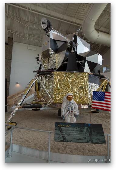 Apollo Lunar Lander replica Fine Art Metal Print