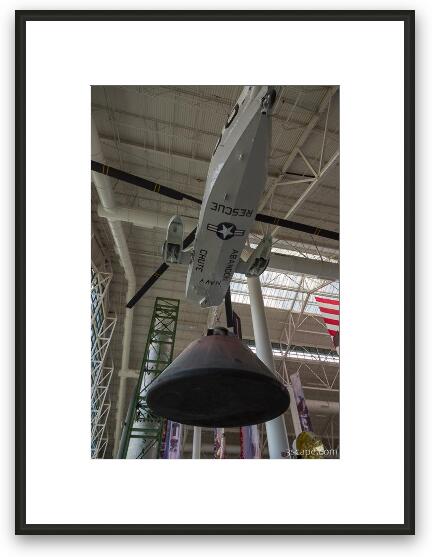 Apollo Capsule Recovery Framed Fine Art Print