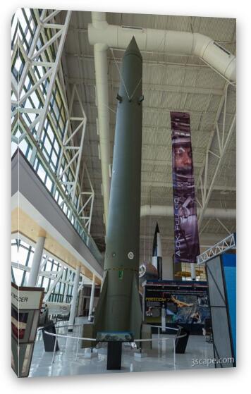 PGM-11 Redstone Missile Fine Art Canvas Print