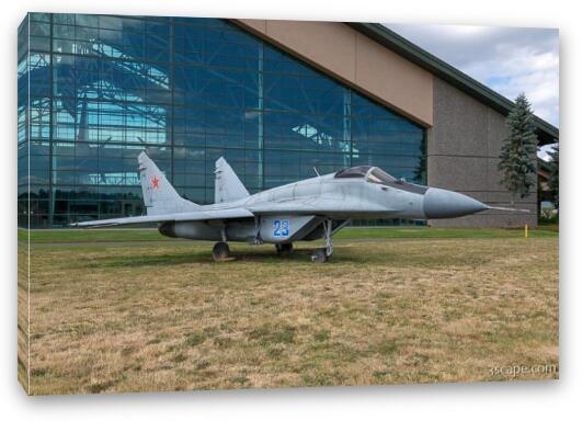 Mikoyan-Gurevich MiG-29 Fulcrum A Fine Art Canvas Print