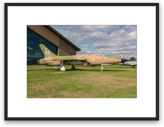 Republic F-105G Thunderchief Framed Fine Art Print