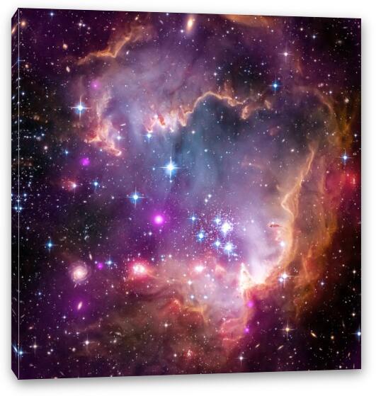 Wing of the Small Magellanic Cloud Fine Art Canvas Print