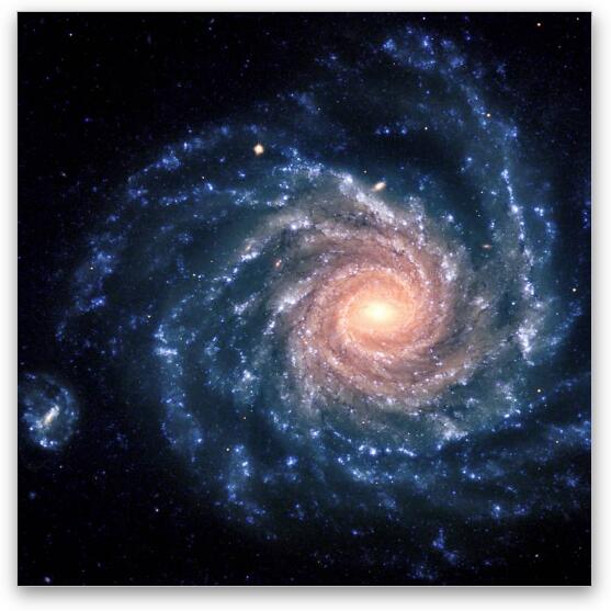Spiral galaxy NGC 1232 Fine Art Metal Print