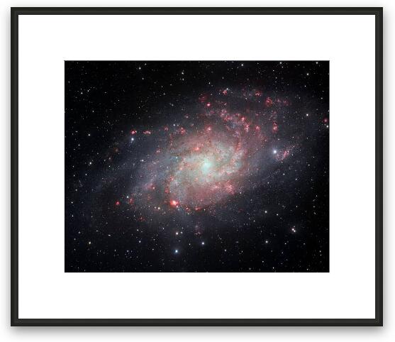 Very Detailed View of the Triangulum Galaxy Framed Fine Art Print