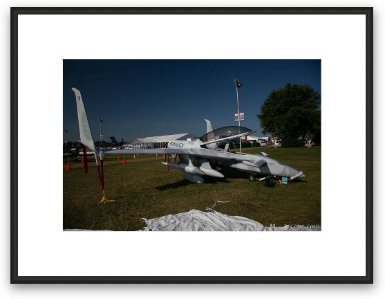 JetEZ Turbine Powered Long-EZ Framed Fine Art Print