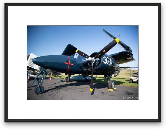 NX7629C Grumman F7F Tigercat 374 Framed Fine Art Print