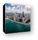 Chicago Gold Coast Aerial Panoramic Canvas Print
