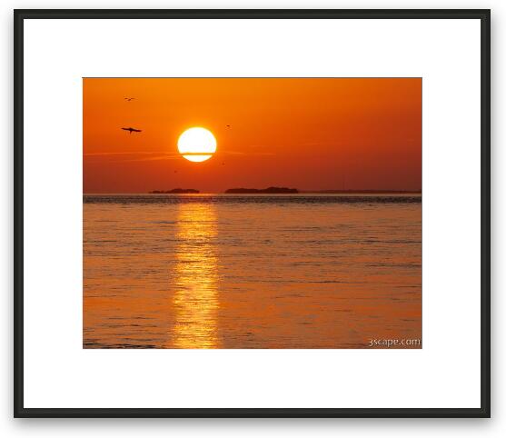 Florida Keys Sunset Framed Fine Art Print