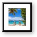 Steps to Honeymoon Beach Framed Print