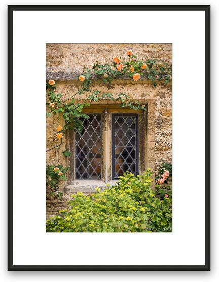 Lacock Abbey Window Framed Fine Art Print