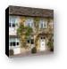 Climbing Roses in Lacock Village Canvas Print