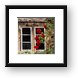 Window and Climbing Roses Framed Print