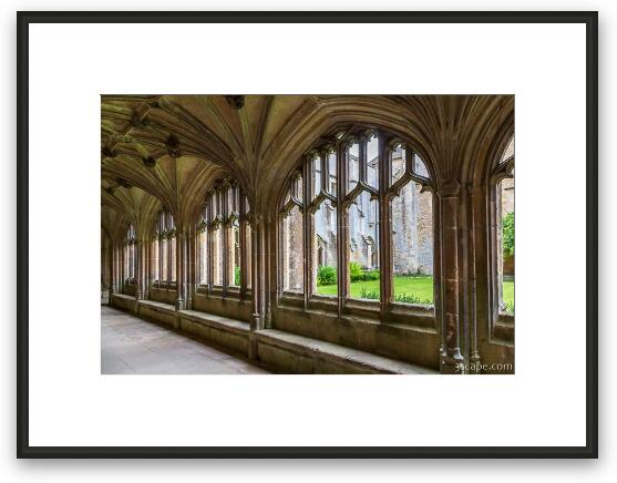The Cloisters at Lacock Abbey Framed Fine Art Print