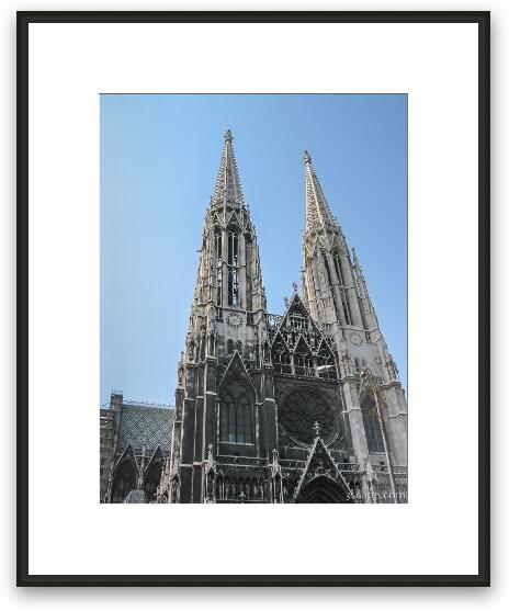 Votivkirche (Votive Church) Framed Fine Art Print