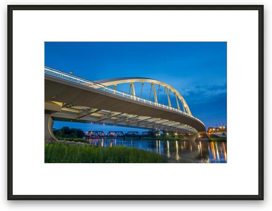 Main Street Bridge, Columbus, OH Framed Fine Art Print