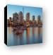 Dusk Over Vancouver Waterfront Canvas Print