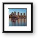 Dusk Over Vancouver Waterfront Framed Print