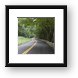 Driving the Winding Road Framed Print