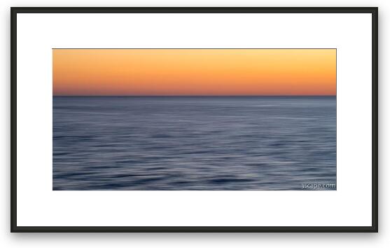After Sunset Framed Fine Art Print