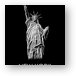 Statue of Liberty Fractal Metal Print