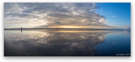 Cannon Beach Reflection Panoramic Fine Art Print