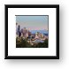 Seattle Skyline and Mt. Rainier Framed Print