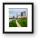 Scioto Mile Park and Columbus Skyline Framed Print