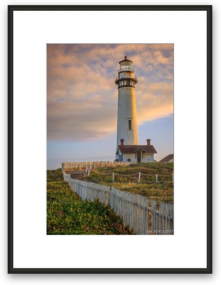 Pigeon Point Lighthouse Framed Fine Art Print