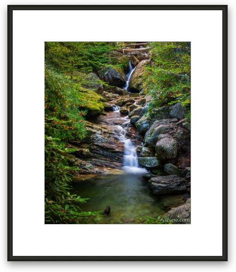 Skinny Dip Falls Framed Fine Art Print