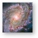 Hubble view of barred spiral galaxy Messier 83 Metal Print