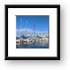 Boats in Red Hook Marina Framed Print