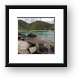 Maho Bay Beach from Maho Point Framed Print