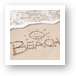 Beach Sunshine Art Print