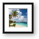 Honeymoon Beach Framed Print
