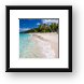 Clear Waters at Honeymoon Beach Framed Print