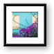 Windows and Flowers Framed Print