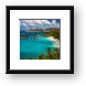 Blue Waters of Trunk Bay Framed Print