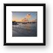 Cruz Bay Sunset Framed Print