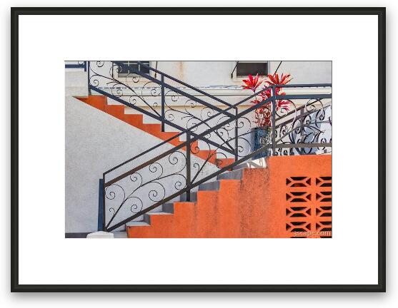 Fancy Stairs Framed Fine Art Print