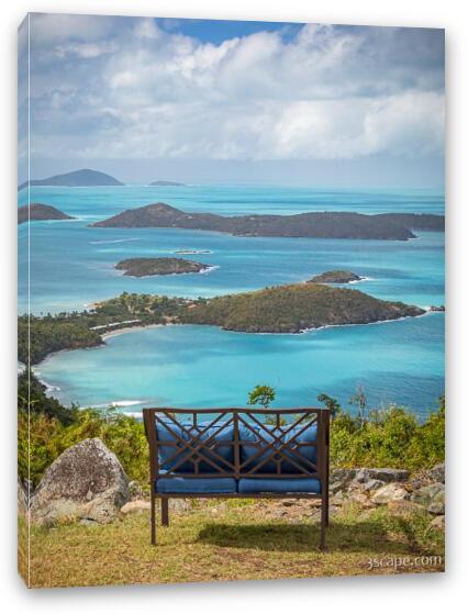 Chair with a View Fine Art Canvas Print