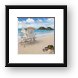 Trunk Bay Beach Lifeguard Shack Framed Print