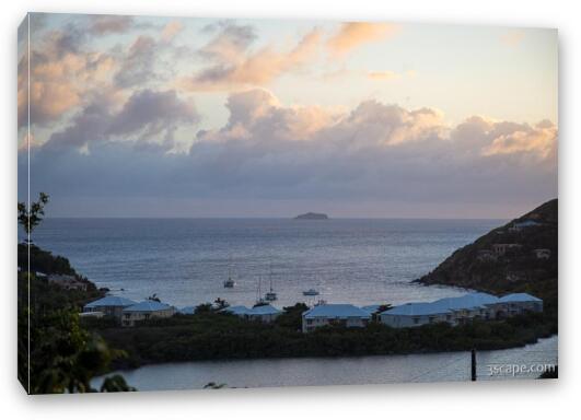 Chocolate Hole at Dusk Fine Art Canvas Print