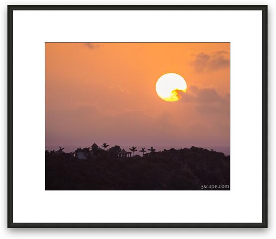 Sunrise over Ditleff Point Framed Fine Art Print