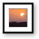 Sunrise over Ditleff Point Framed Print
