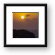 Sunrise over Ditleff Point Vertical Framed Print