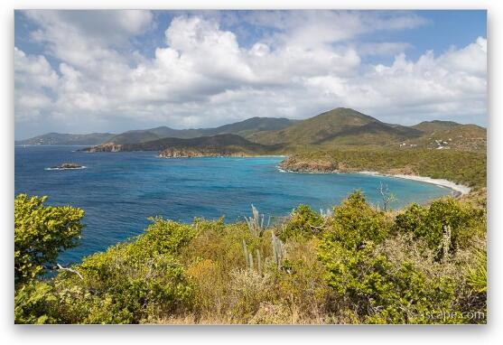 St. John South Side from Ram Head Fine Art Print