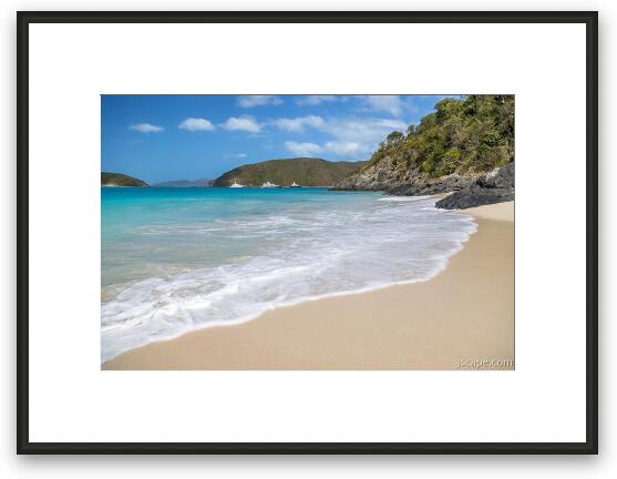 Cinnamon Bay Waves Framed Fine Art Print