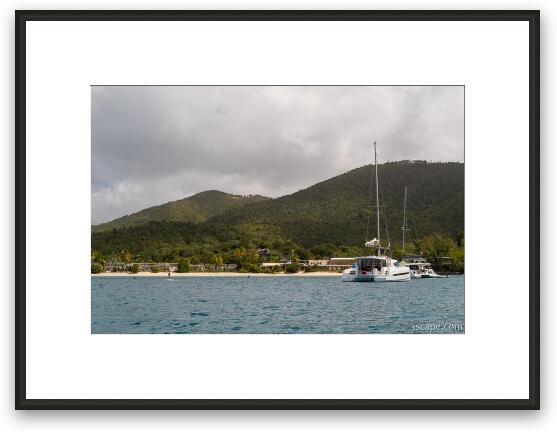 Caneel Bay Ruins Framed Fine Art Print