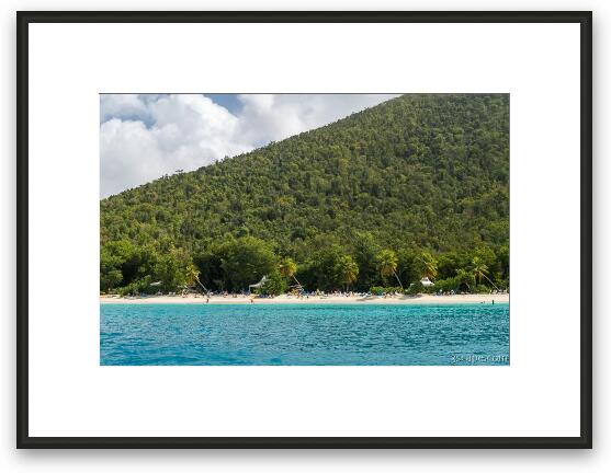 Honeymoon Beach Framed Fine Art Print