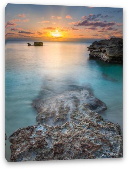 Sunset at Smith Cove Fine Art Canvas Print